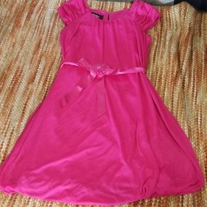 Girls 8 Amy byer fancy pink dress bubble‎ hemline